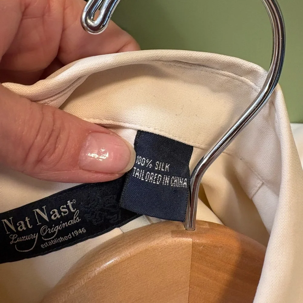 Nat Nast Silk Shirt Like New - Picture 10 of 10